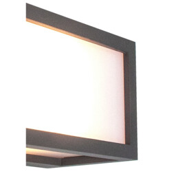 Utah Wall Lamp, 1 Light E27, IP65, Graphite, 2yrs Warranty - thumbnail 5