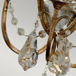 Valentina 3 Light Indoor Candle Wall Light Bronze, E14 - thumbnail 2