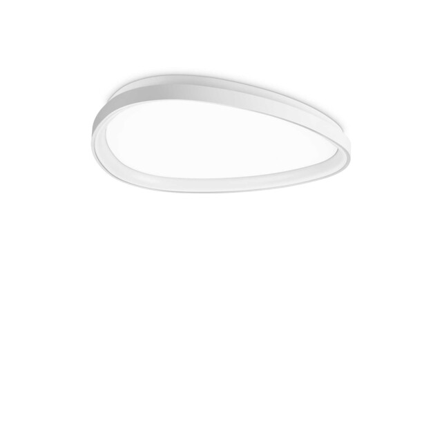 Gemini 61cm DALI Integrated LED Semi Flush Light White 3650Lm 3000K