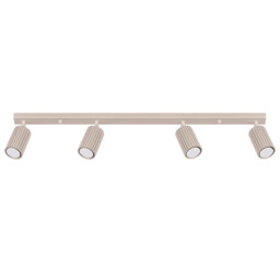 Karbon Ceiling Spotlight Bar Taupe 4x GU10