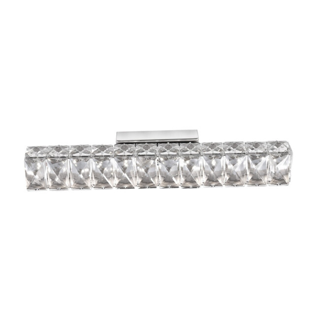 Corona Integrated LED Wall Lamp Chrome Aluminium K9 Crystal LED 8W 480Lm 3000K - image 1
