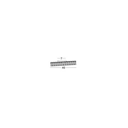 Corona Integrated LED Wall Lamp Chrome Aluminium K9 Crystal LED 8W 480Lm 3000K - thumbnail 3