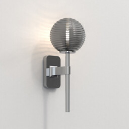 Tacoma Single Bathroom Wall Lamp Polished Chrome IP44, G9 (Shade Not Included) - thumbnail 2