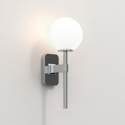 Tacoma Single Bathroom Wall Lamp Polished Chrome IP44, G9 (Shade Not Included) - thumbnail 3