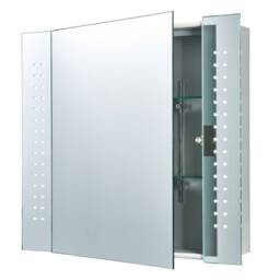 Revelo Light Illuminated Bathroom Mirrors Silver, Mirrored Glass IP44 - thumbnail 1