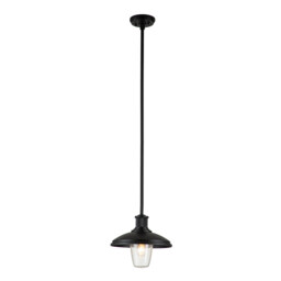 Kichler Allenbury Outdoor Pendant Ceiling Light Textured Black, IP44
