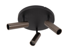 Grado Ceiling spotlight Ø25cm 3xGU10 (MR11) - Grey iron - thumbnail 2