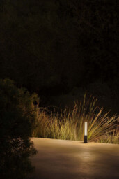 Tura 65cm Outdoor Bollard Dark Grey IP65 3000K - thumbnail 2