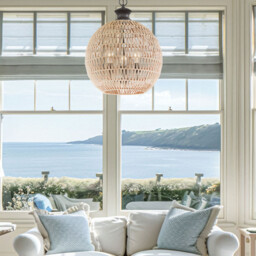Quoizel Casablanca Spherical Pendant Ceiling Light Classic Palladian Bronze 3x E27 - thumbnail 2
