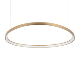Gemini 105cm LED Integrated LED Pendant Ceiling Light Brass 2700K