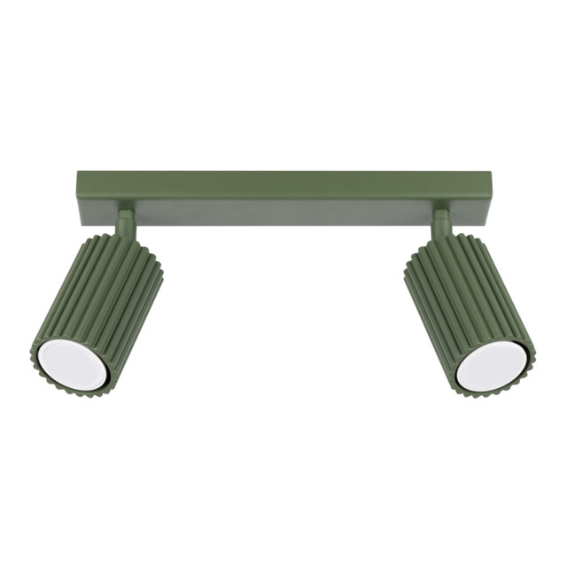 Karbon Minimalist Twin Ceiling Lamp 2 Olive Green - image 1