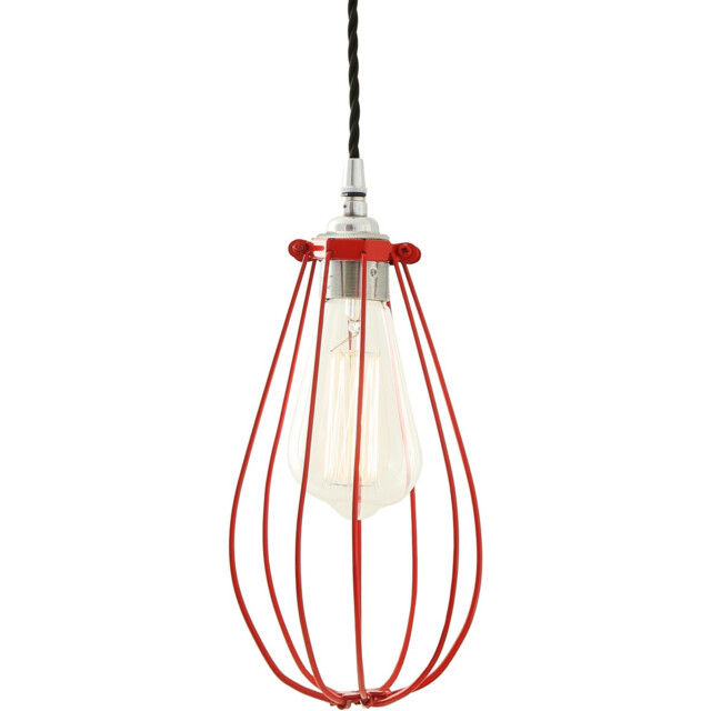 Vox cage Pendant, Chrome, Red - image 1