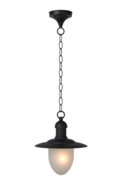 Aruba Cottage Pendant Light Outdoor -  25cm - 1xE27 - IP44 - Black - Special Offer - thumbnail 1