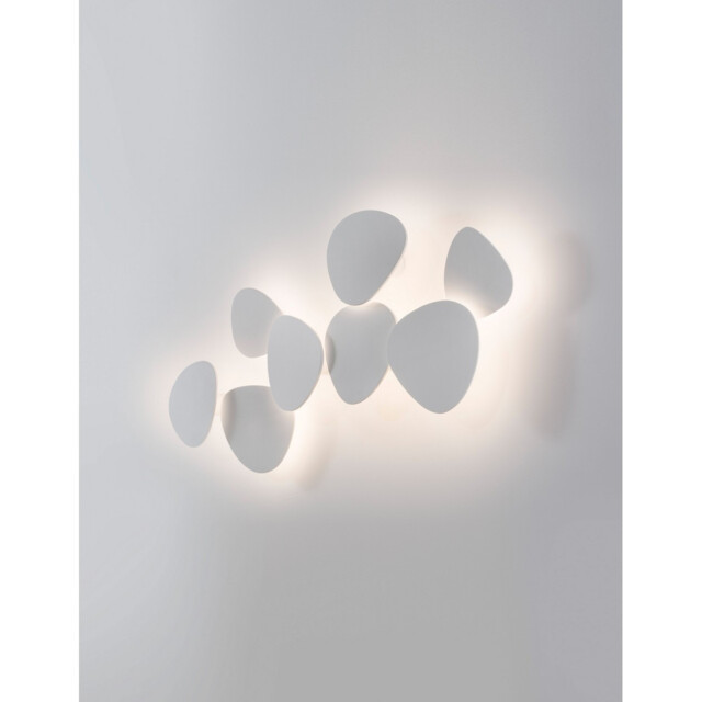 Cronus Integrated LED Wall Lamp White Gypsum, Aluminium LED 12W 1121Lm 3000K - image 1