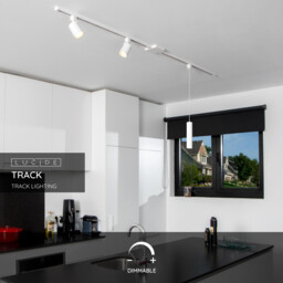 Lucide TRACK Starter set - 1-circuit Track lighting system - 2 meters - White - thumbnail 2