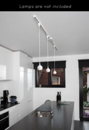 Lucide TRACK Starter set - 1-circuit Track lighting system - 2 meters - White - thumbnail 5