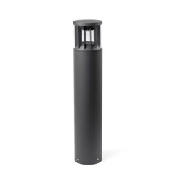 Screen Integrated LED Bollards Outdoor Ground Light Grey, 2700K, IP65