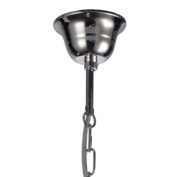 Floria Chandelier with Acrylic Sconce & Acrylic Crystal Droplets 3 Light E14 Polished Chrome - thumbnail 5