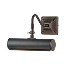 Picture Light 1 Light Small Picture Wall Light Dark Bronze, E14
