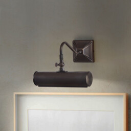 Picture Light 1 Light Small Picture Wall Light Dark Bronze, E14 - thumbnail 2