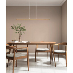 Lineal 1.2m Linear Pendant, 38W LED, 3000K, 5150lm, Painted Gold, 3yrs Warranty - thumbnail 5