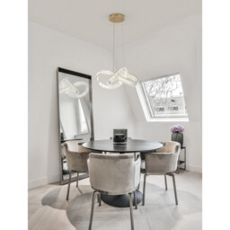 Conceto Integrated LED Pendant Ceiling Light Gold Metal, Crystal LED 50W 4075.27Lm 3500K - thumbnail 2