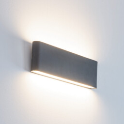Rudozem 30cm Outdoor Up Down Wall Lamp Graphite LED 3000K IP65 - thumbnail 3