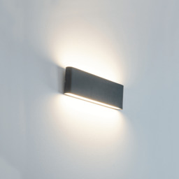 Rudozem 30cm Outdoor Up Down Wall Lamp Graphite LED 3000K IP65 - thumbnail 2