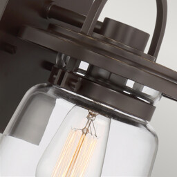 Quoizel Lasalle Outdoor Wall Lantern Western Bronze, IP44 - thumbnail 3