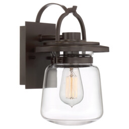 Quoizel Lasalle Outdoor Wall Lantern Western Bronze, IP44