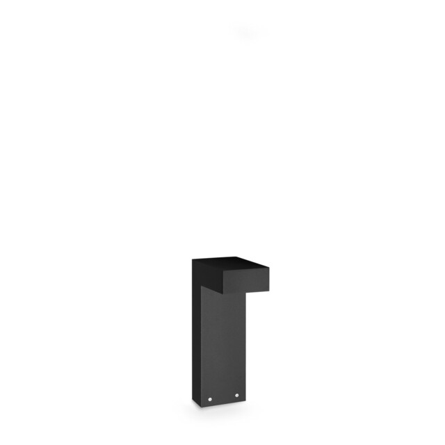 Sirio 30cm Outdoor Pedestal Light Black 1x GX53 IP65 - image 1