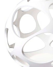 Organica Table Lamp 3 Light E27, Gloss White, Polished Chrome - thumbnail 5