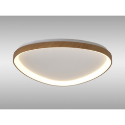 Niseko II Triangular Ceiling 61cm 50W LED, 2700K-5000K Tuneable, 3000lm, Remote Control, Wood, 3yrs Warranty - thumbnail 2