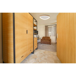 Niseko II Triangular Ceiling 61cm 50W LED, 2700K-5000K Tuneable, 3000lm, Remote Control, Wood, 3yrs Warranty - thumbnail 3
