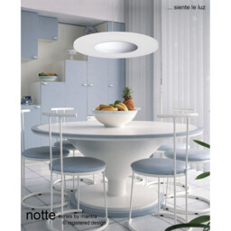 Notte Pendant 28W LED Square 3000K, 1700lm, Polished Chrome/Frosted Acrylic - thumbnail 3