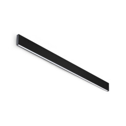 Steel Integrated LED Wall Lamp Black 3800lm 4000K Dimmable
