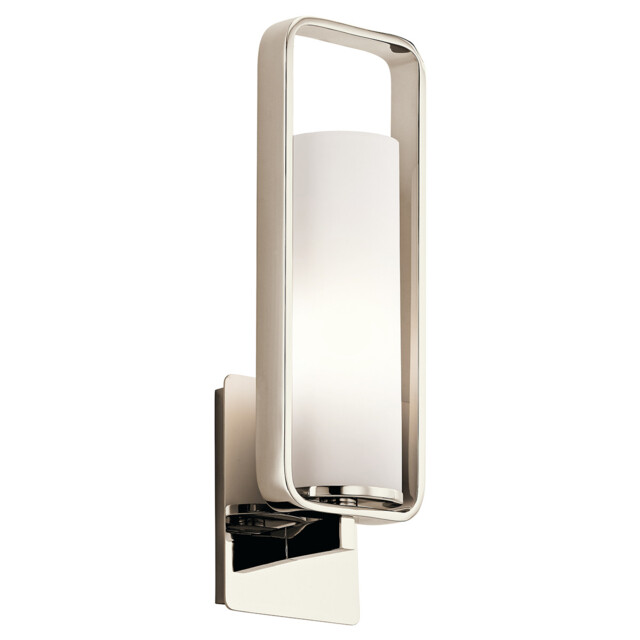 City Loft 1 Light Indoor Wall Light Polished Nickel, E27