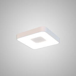 Coin Square Ceiling 56W LED With Remote Control 2700K-5000K, 2500lm, White, 3yrs Warranty - thumbnail 2