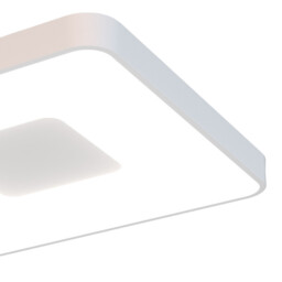 Coin Square Ceiling 56W LED With Remote Control 2700K-5000K, 2500lm, White, 3yrs Warranty - thumbnail 5