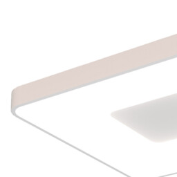 Coin Square Ceiling 56W LED With Remote Control 2700K-5000K, 2500lm, White, 3yrs Warranty - thumbnail 3