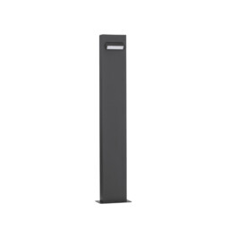 Zelda Outdoor Bollard Black Aluminium, LED 6W 301Lm 3000K IP65