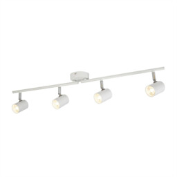 Rollo Integrated LED 4 Light Spotlight Bar White - thumbnail 1