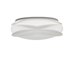Lascas Flush Ceiling Light 54cm Round 55W LED 3000-6500K Tuneable, 3800lm, Remote ControlWhite - thumbnail 1