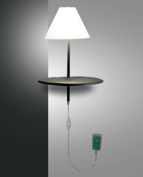 Goodnight Integrated LED Wall Light Anthracite Glass - thumbnail 1