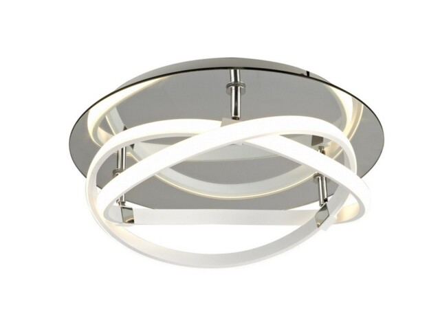 Infinity Flush Ceiling Light 30W LED 3000K, 2500lm, White, White Acrylic - image 1