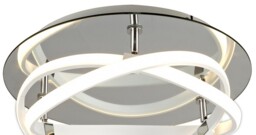 Infinity Flush Ceiling Light 30W LED 3000K, 2500lm, White, White Acrylic - thumbnail 3