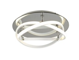 Infinity Flush Ceiling Light 30W LED 3000K, 2500lm, White, White Acrylic