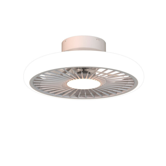 Turbo 55W LED Dimmable Ceiling Light With Built-In 30W DC Reversible Fan, White, 4100lm, 5yrs Warranty - image 1