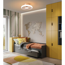 Turbo 55W LED Dimmable Ceiling Light With Built-In 30W DC Reversible Fan, White, 4100lm, 5yrs Warranty - thumbnail 3