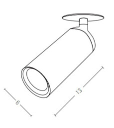 Melnik Recessed Spot Led 9W 40° White Matt LED 3000K - thumbnail 2
